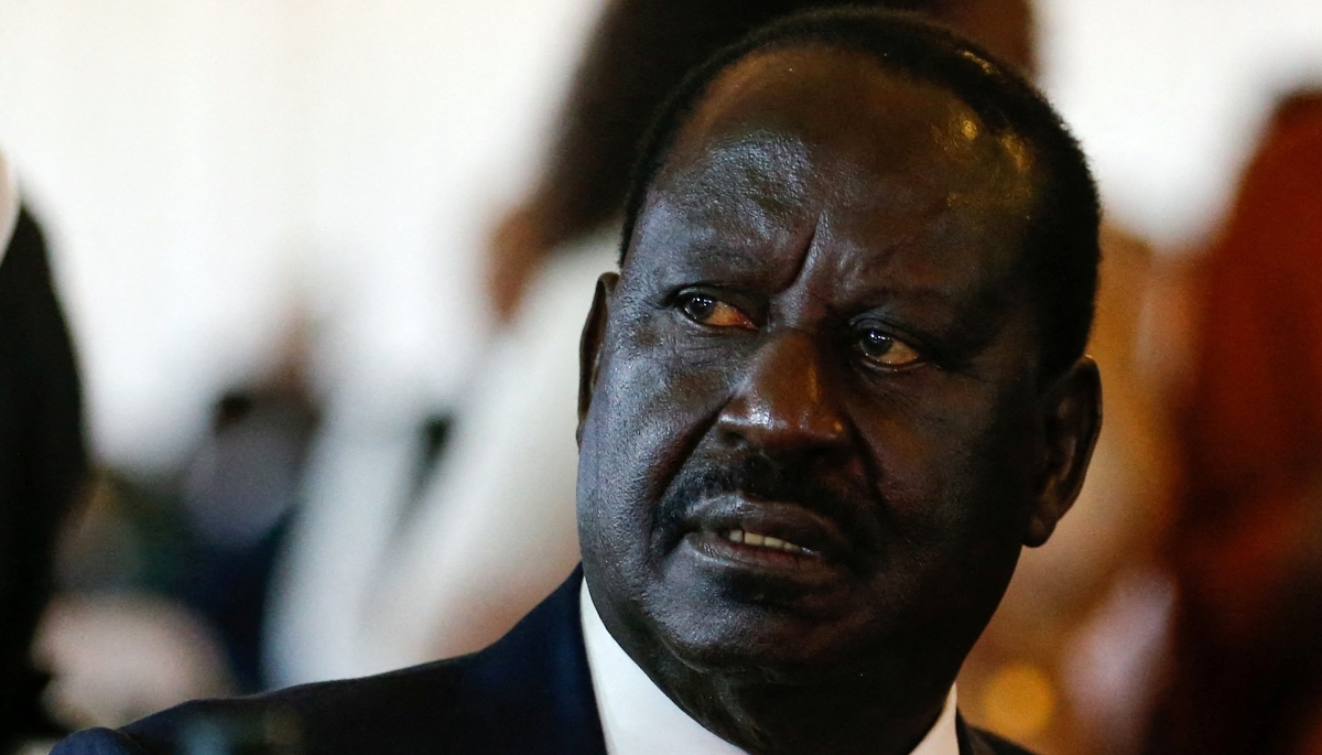 Raila Odinga, who is running for the presidency of the African Union Commission.