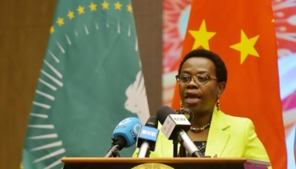 The Vice Chairperson of the African Union Commission, Monique Nsanzabaganwa.