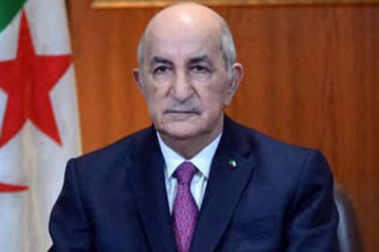 Algerian President Abdelmadjid Tebboune.