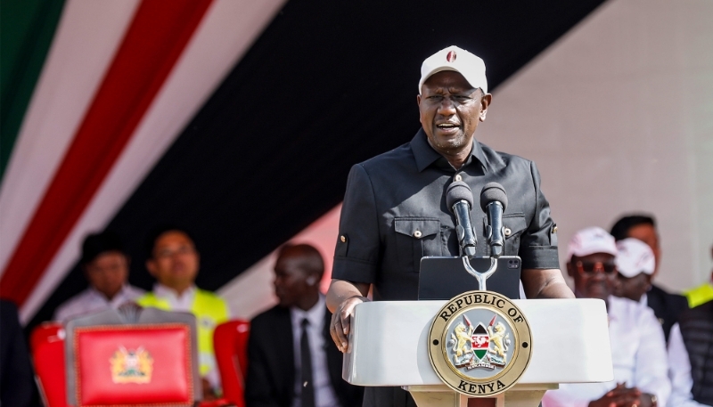 Kenyan President William Ruto in Nairobi, on 1 March 2024.