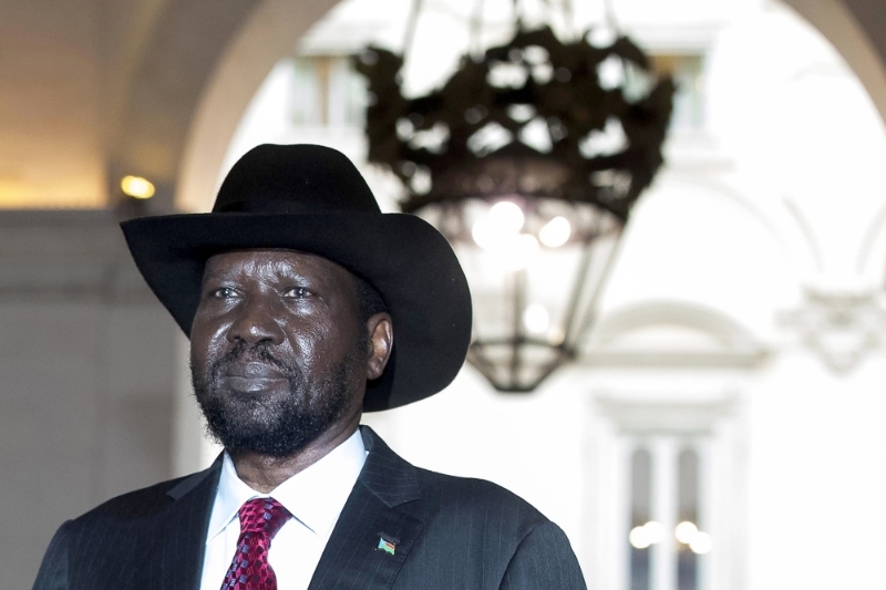 The President of South Sudan, Salva Kiir.
