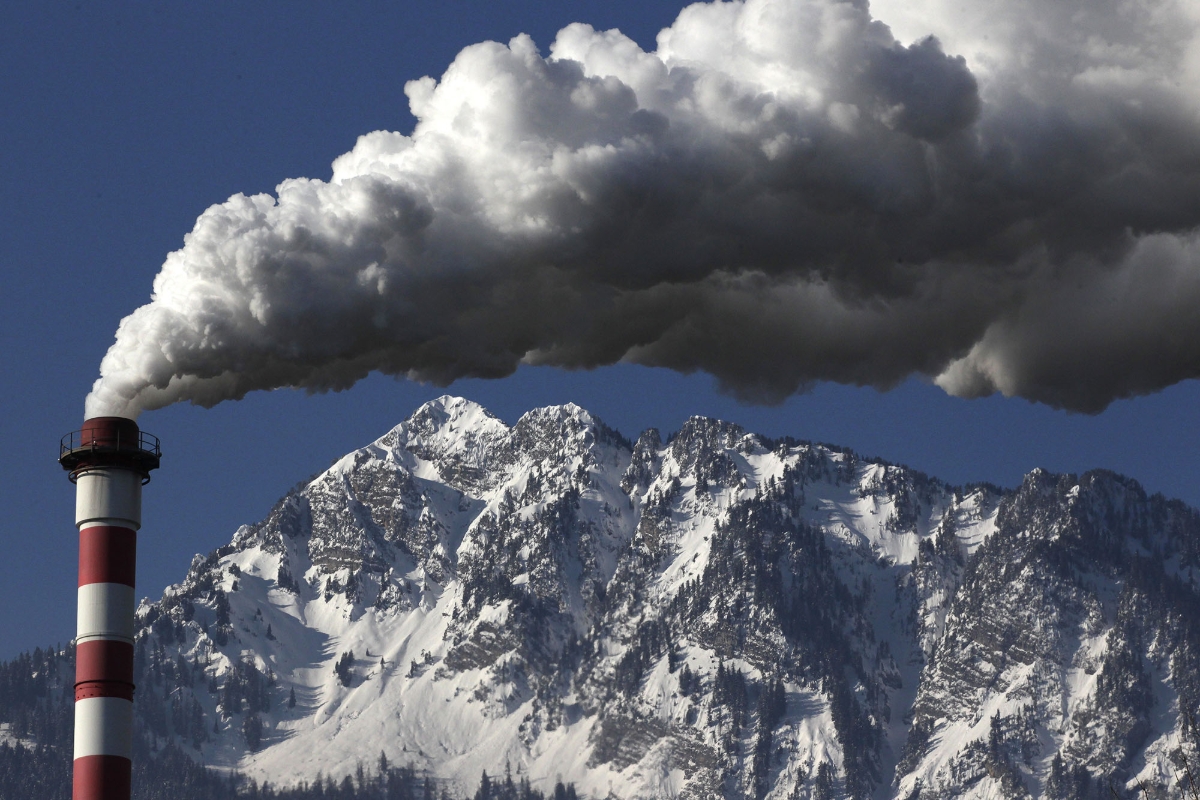 The Tamoil refinery in Collombey, Switzerland