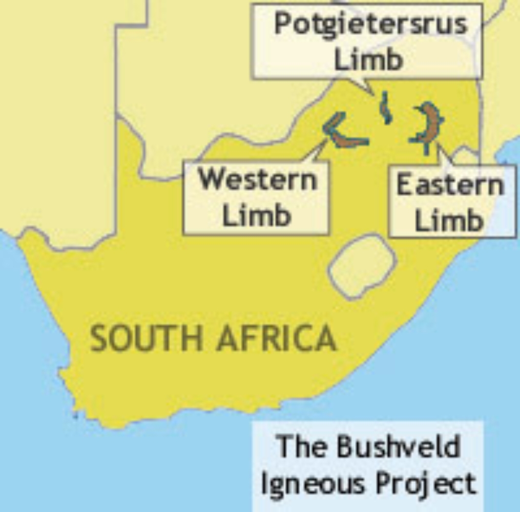 Platexco's mining ressources in South Africa