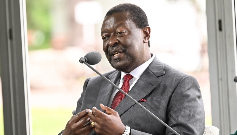 Kenyan Prime Minister Musalia Mudavadi in Naantali, Finland, on 16 June 2025. 