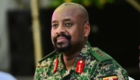 Muhoozi Kainerugaba, son of Ugandan President Yoweri Museveni, in Entebbe, Uganda, on 7 May 2022.
