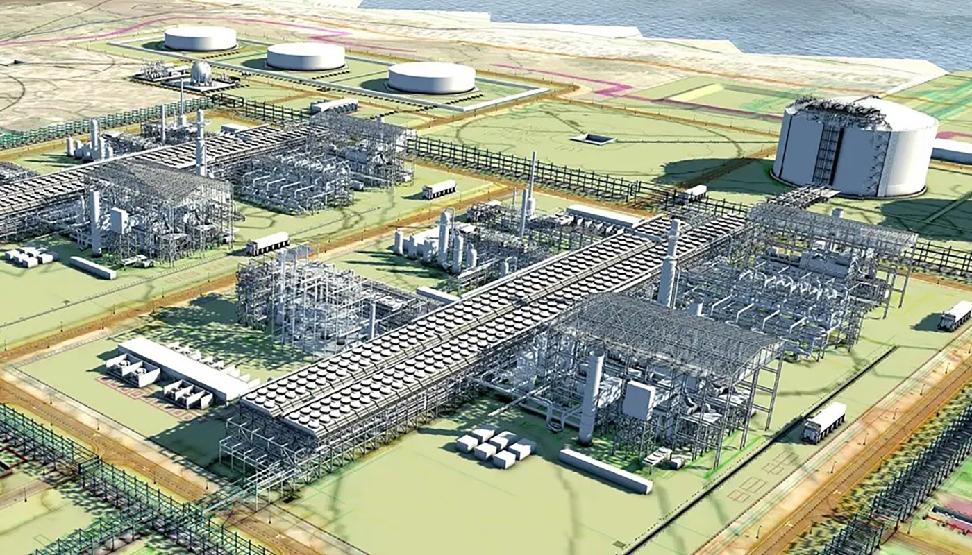 3D rendering of the project.