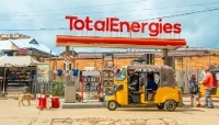 A TotalEnergies petrol station off Route Nationale 7 (RN7) in Ambatofitorahana, Madagascar.