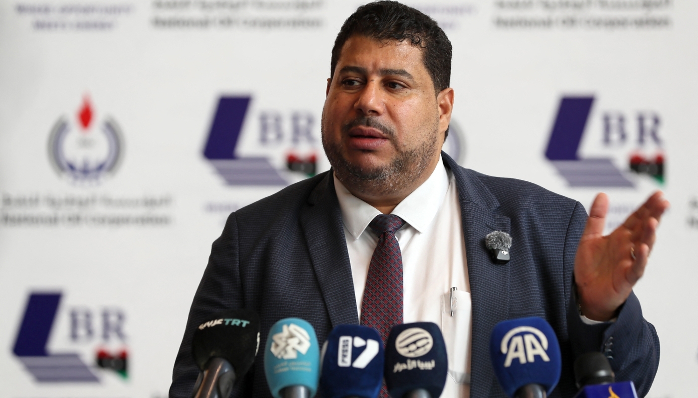 Libyan National Oil Corp chair Masoud Suleiman Musa in Tripoli, Libya, 11 February 2026.