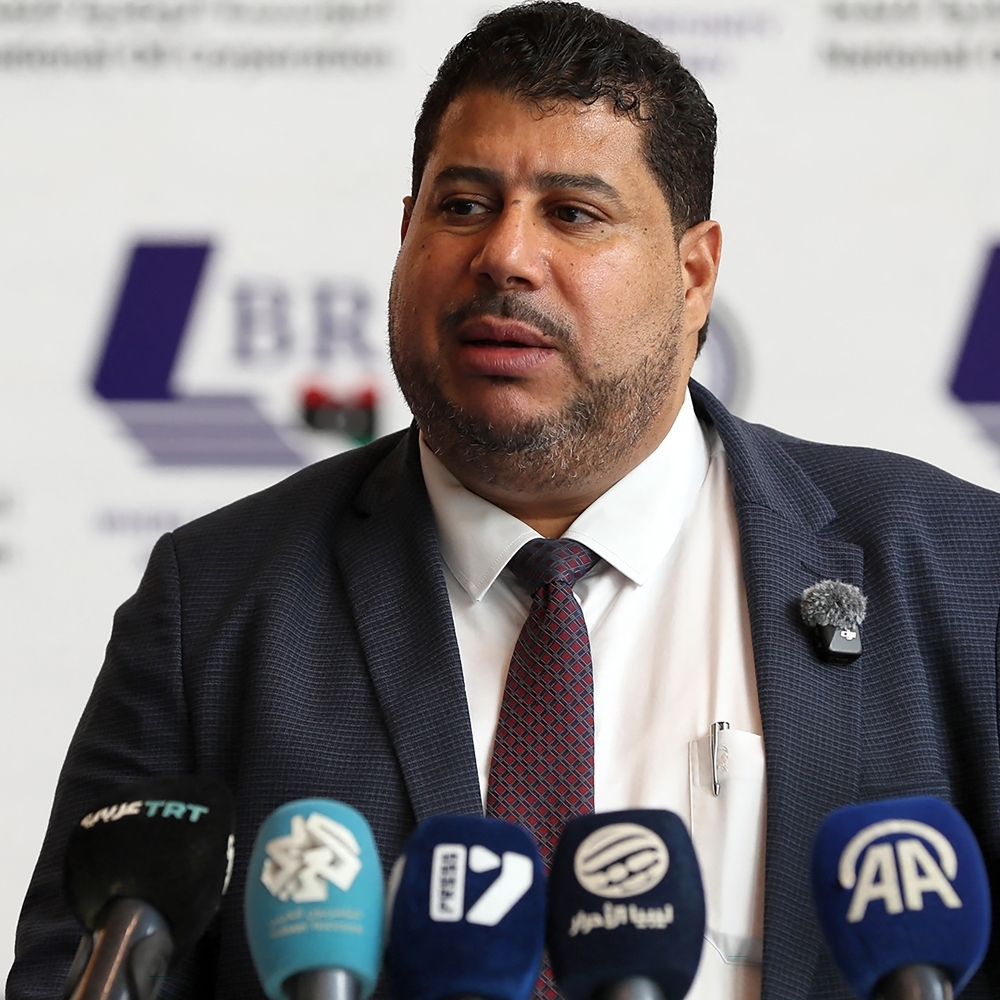 Libyan National Oil Corp chair Masoud Suleiman Musa in Tripoli, Libya, 11 February 2026.