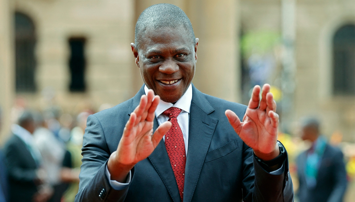 South African Deputy President Paul Mashatile in Pretoria on 16 March 2023.