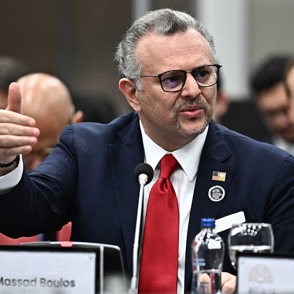 Massad Boulos, US President Trump's Africa adviser in Antalya, Turkey, in April 2026.