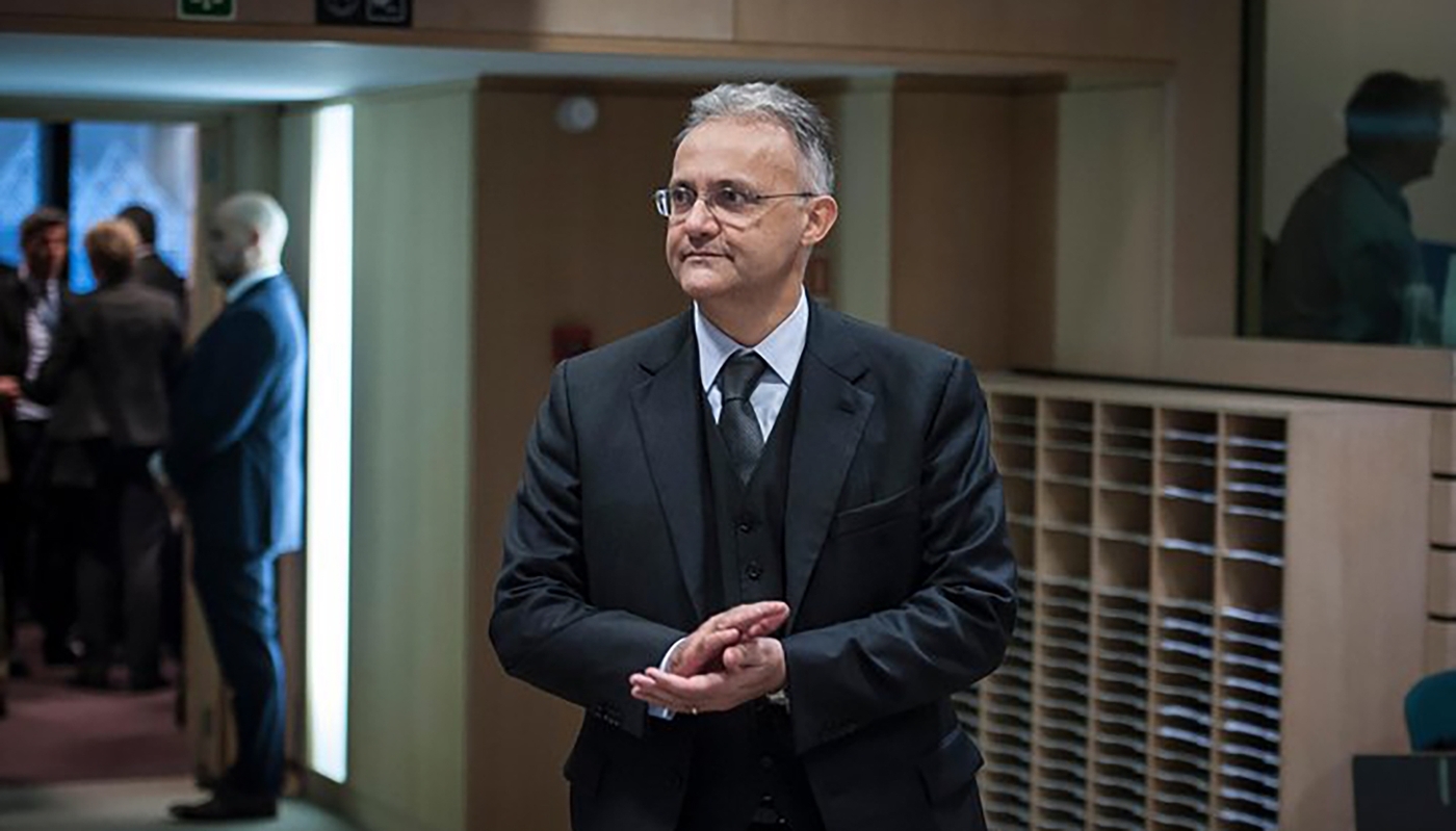 Mario Mauro, then Italian defence minister, in Brussels in 2013.