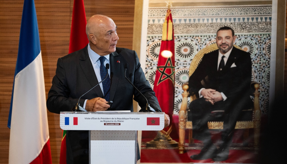 Mostafa Terrab at the OCP headquarters in Rabat, 30 October 2024.