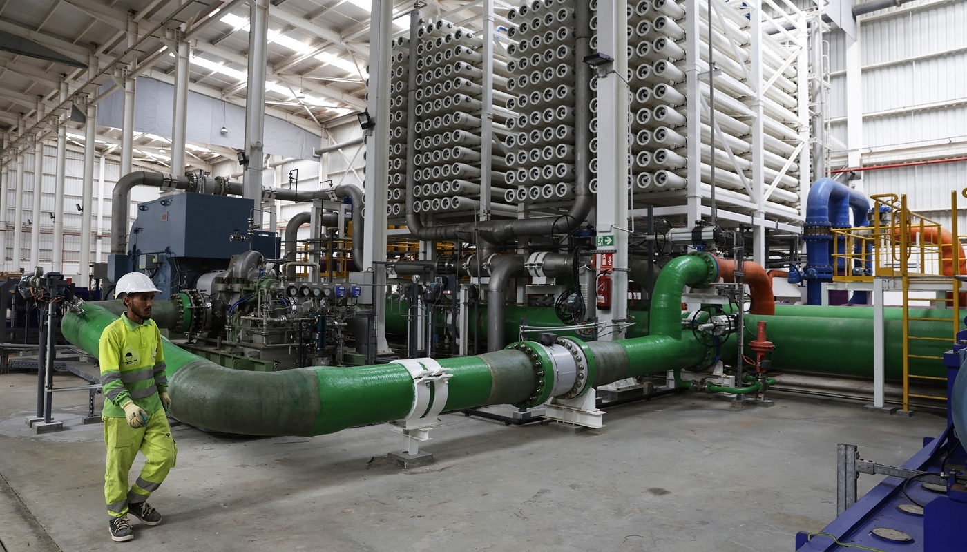 Chtouka Aït Baha desalination plant, near Agadir, in May 2025.