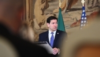 US Secretary of State Marco Rubio in Lisbon, on 8 October 2026. 