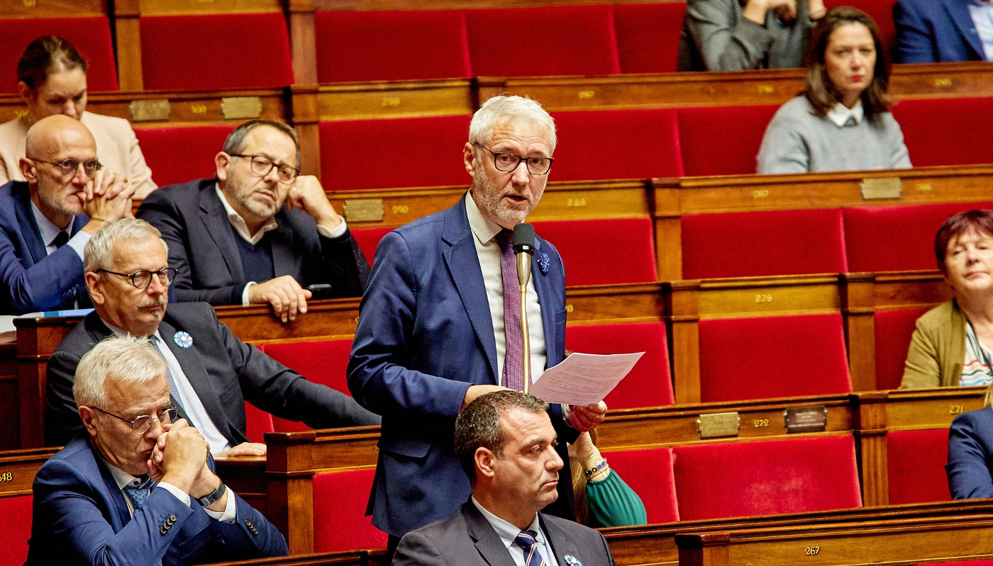 French Deputy Christophe Marion in Paris, on 5 November 2025.