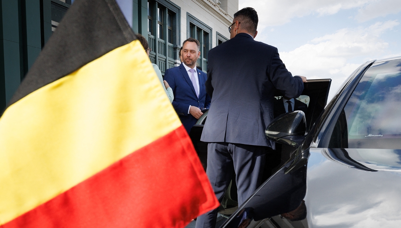 Belgian Deputy Prime Minister and Minister of Foreign Affairs Maxime Prévot in Ankara, Turkey, in May 2026.