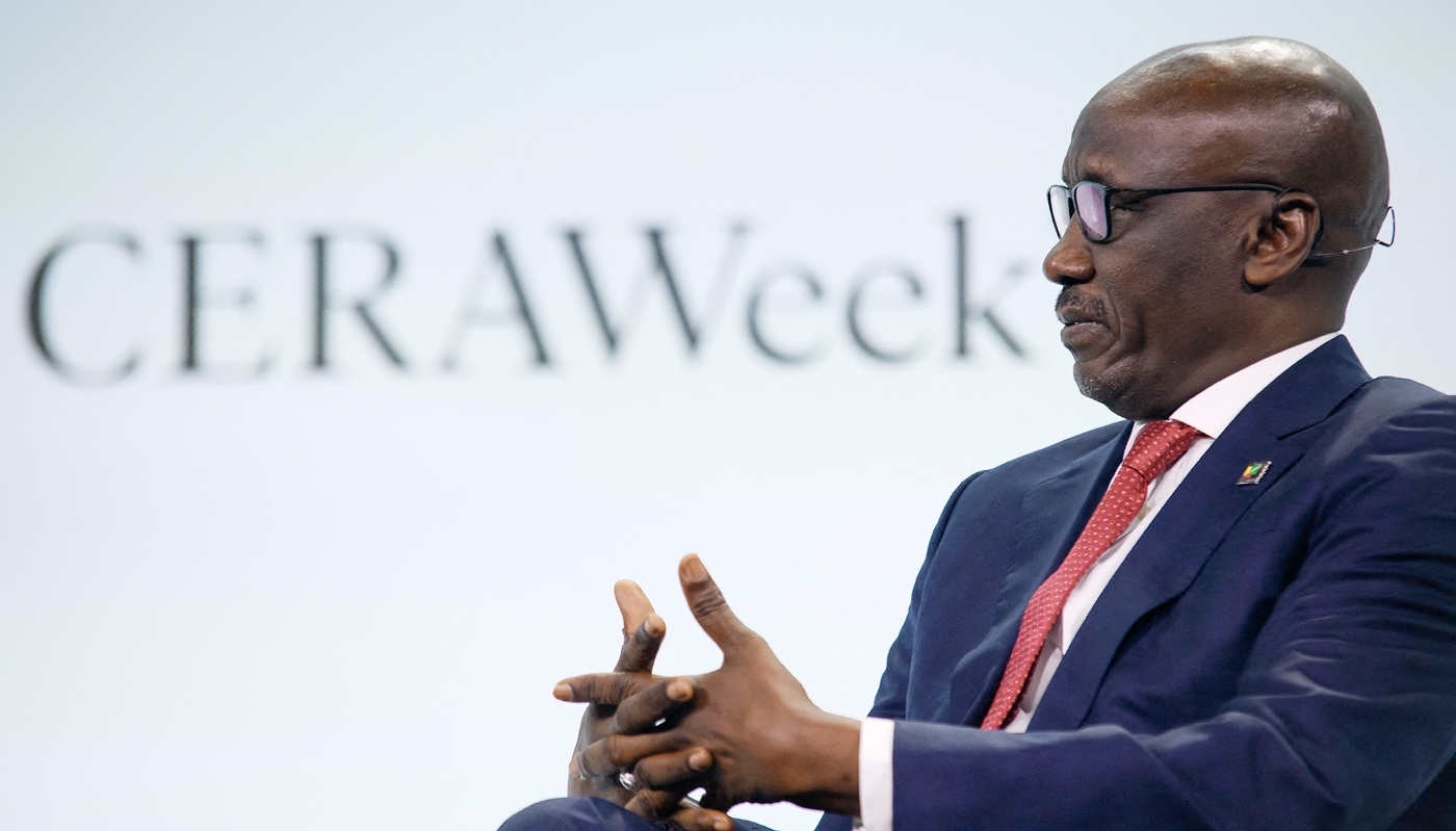 CEO of NNPC Mele Kyari during the CERAWeek oil summit in Houston, USA, 19 March 2024.