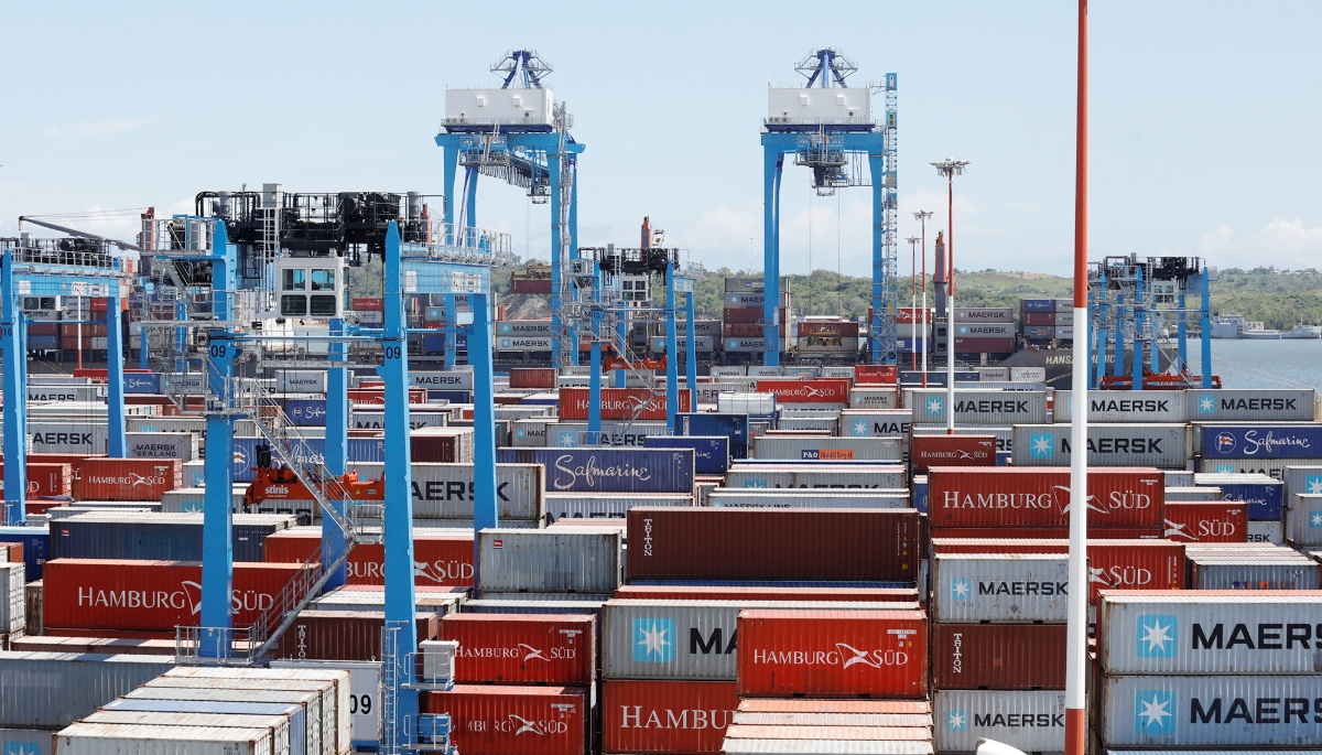 The port of Mombasa, Kenya, on 23 October 2019.