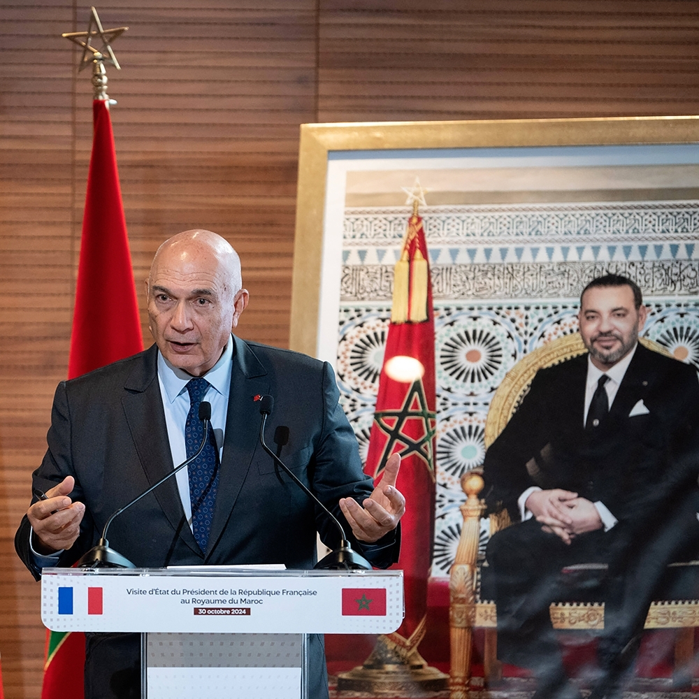 Moroccan businessman Mostafa Terrab, CEO of OCP Group, in Rabat on 30 October 2024.