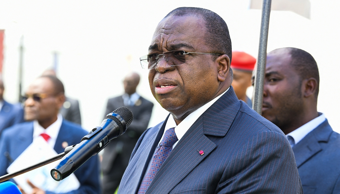 Cameroon’s finance minister, Louis-Paul Motaze, in Yaoundé on 9 December 2025.