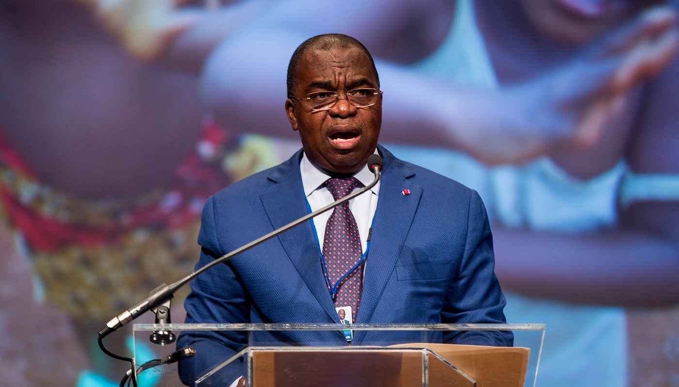 Louis-Paul Motaze, the current minister of finance in Washington, on 6 October 2016.