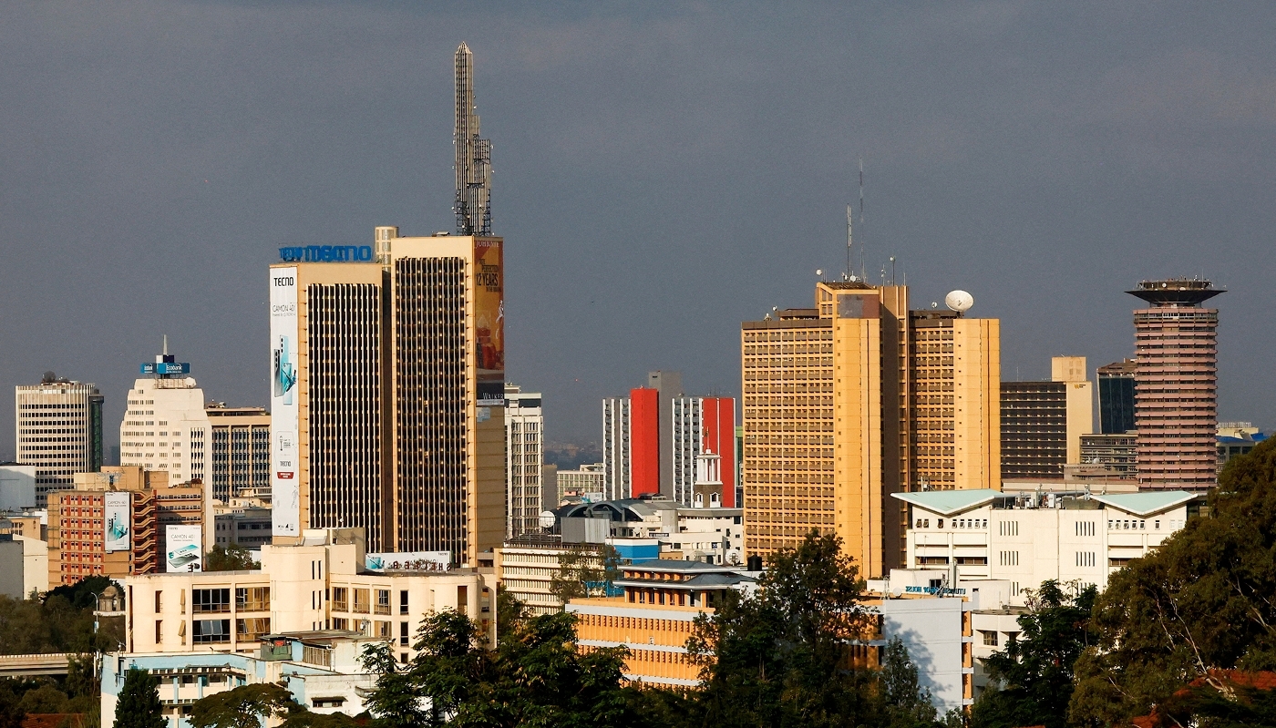 Nairobi’s business district on 15 July 2025.