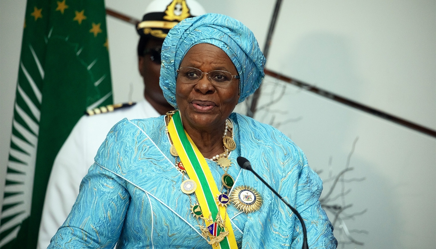 President Netumbo Nandi-Ndaitwah of Namibia, in Windhoek on 21 March 2025.