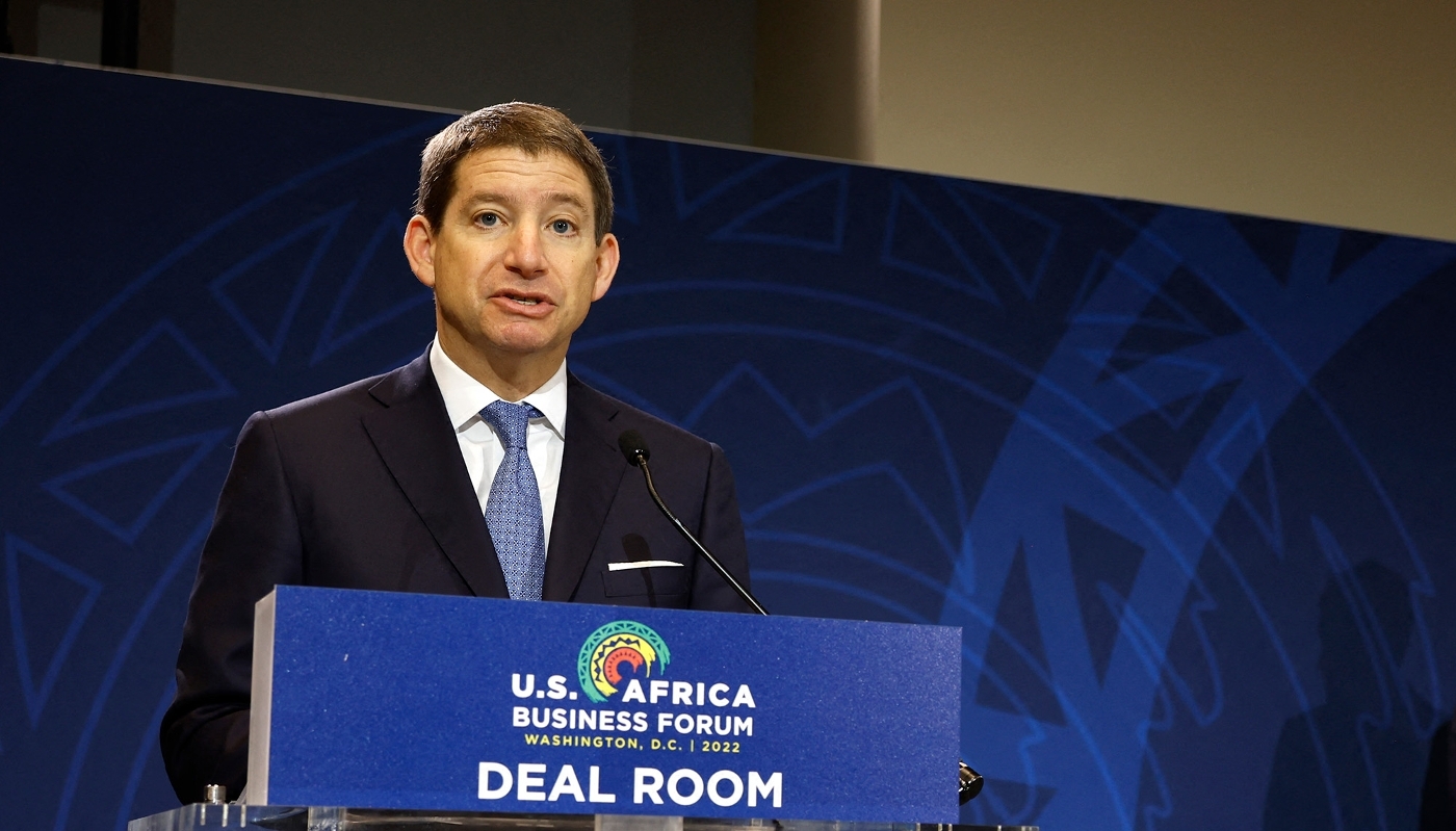 Scott Nathan, CEO of the US International Development Finance Corporation on 14 December 2022 in Washington.