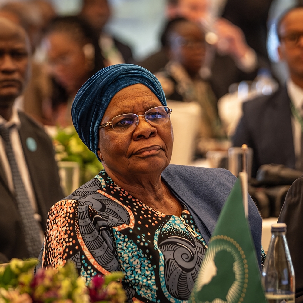 Namibian President Netumbo Nandi-Ndaitwah in Addis Ababa, in February 2026.