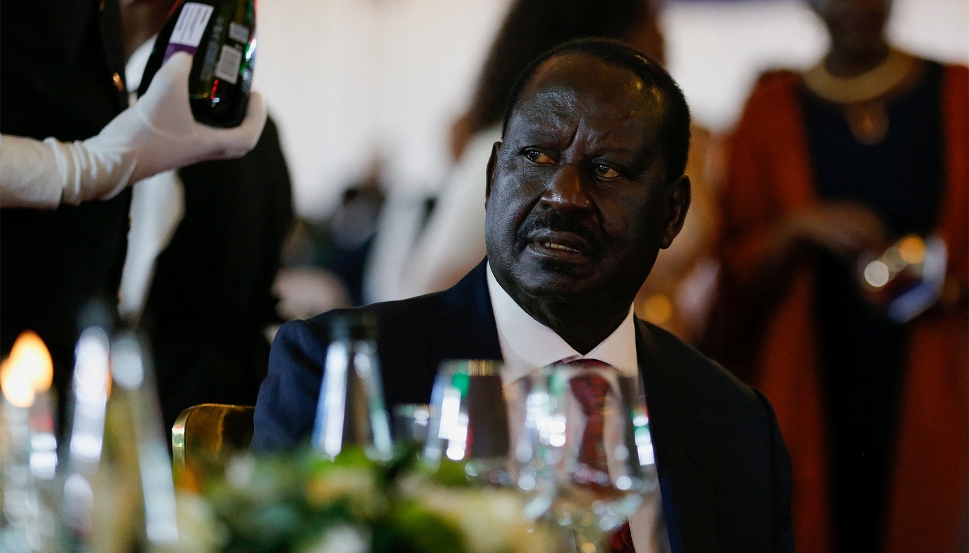 Raila Odinga in Nairobi on 31 October 2023.