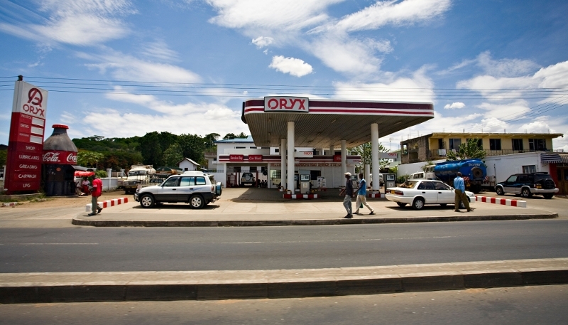 An Oryx petrol station in Mwanza, Tanzania.