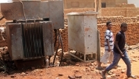 An electrical transformer destroyed by a drone strike in Khartoum, on 12 August 2026.