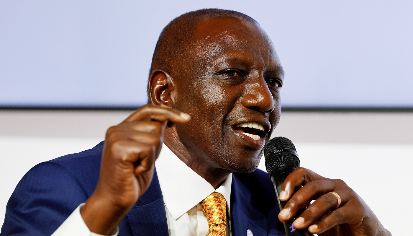 William Ruto in Paris, France, 22 June 2023.