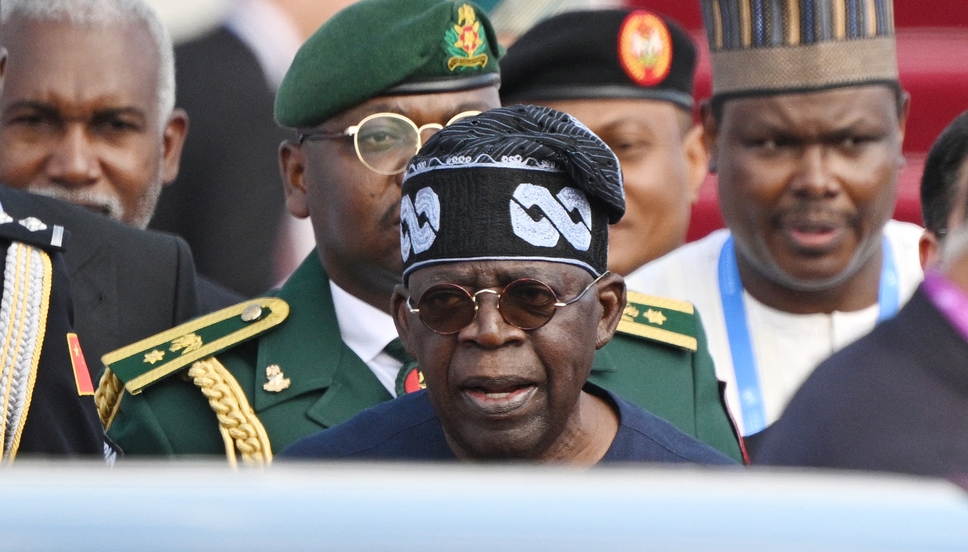 Bola Ahmed Tinubu in Beijing for the Forum on China-Africa Cooperation (FOCAC) on 1 September 2024.