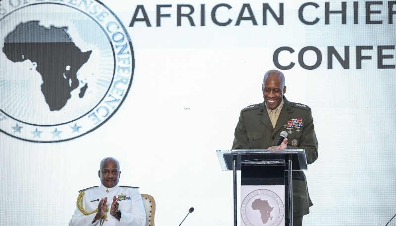 Gen. Michael Langley during the African Chiefs of Defence Conference 2025 opening ceremony, in Nairobi, Kenya, 28 May 2025.