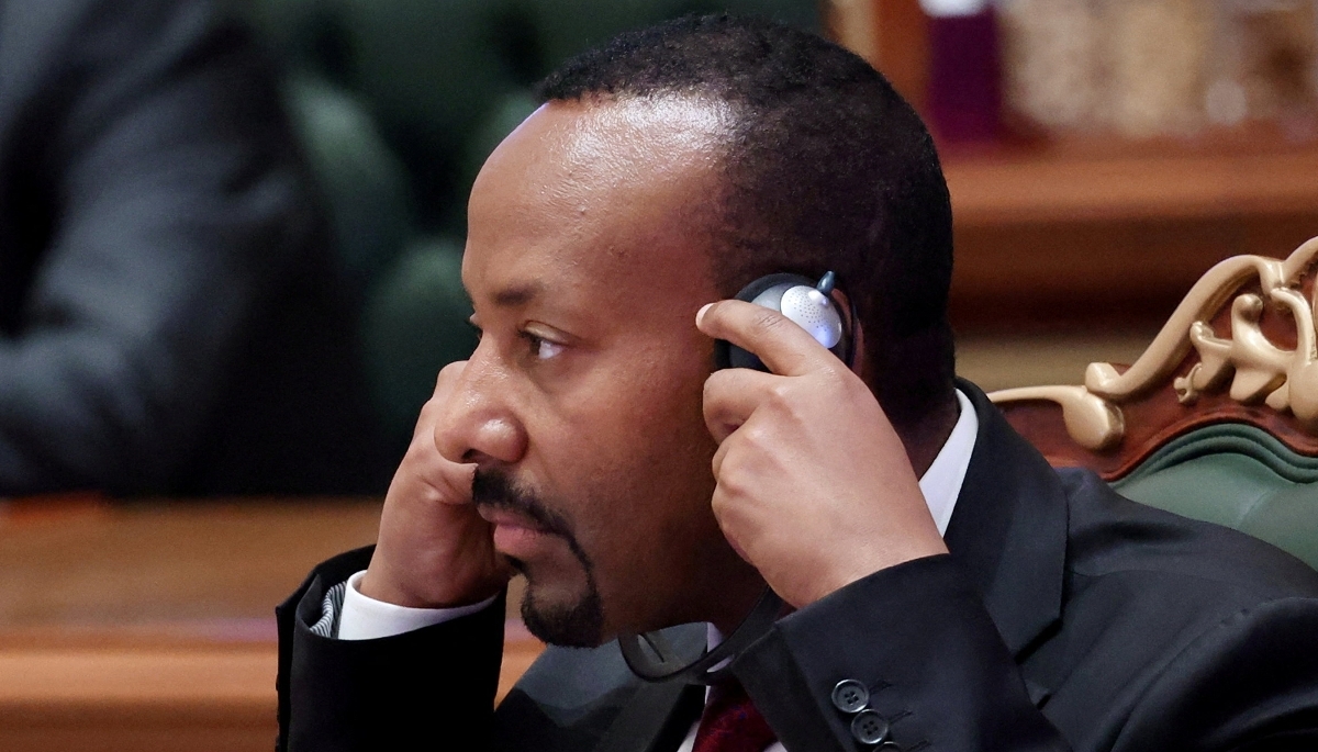 Ethiopian Prime Minister Abiy Ahmed in New Delhi, India, on 12 September 2026.