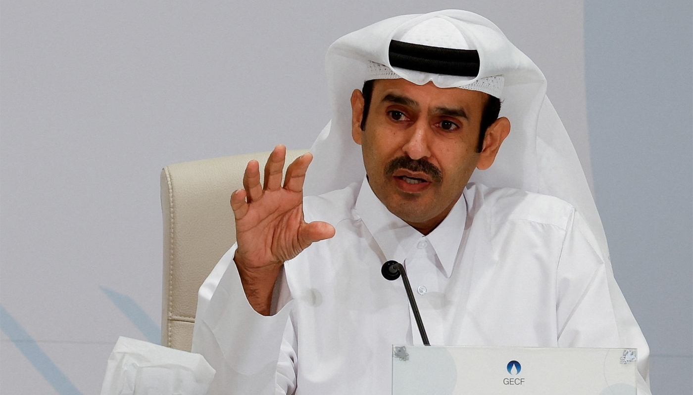 Saad Sherida Al Kaabi in Doha, Qatar, on 23 October 2025.