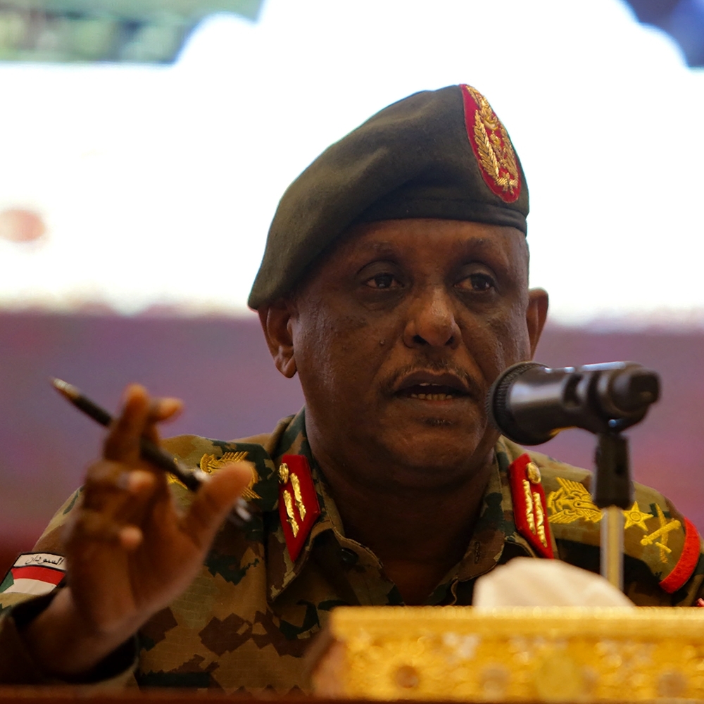 New Sudanese Armed Forces Chief of Staff Yasser al-Atta in Khartoum, Sudan, June 2019.