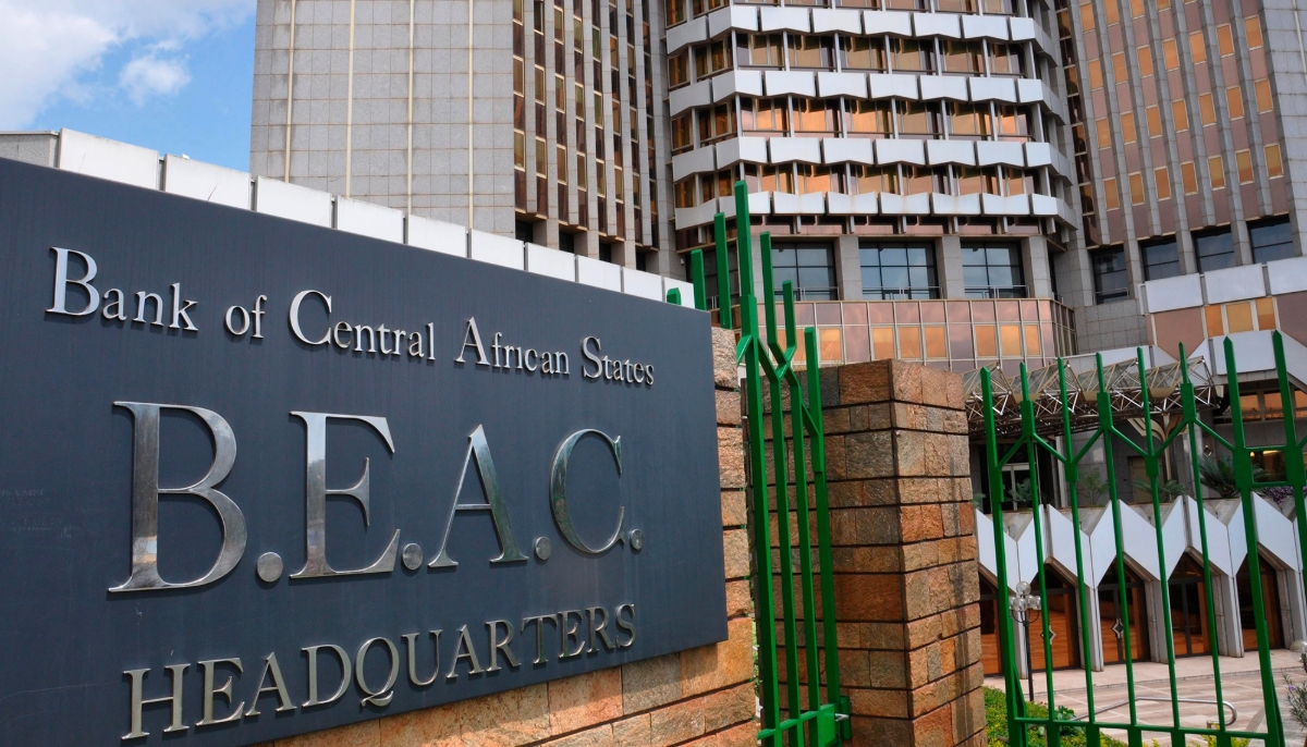Headquarters of the Bank of Central African States in Yaoundé, Cameroon on 26 November 2012.
