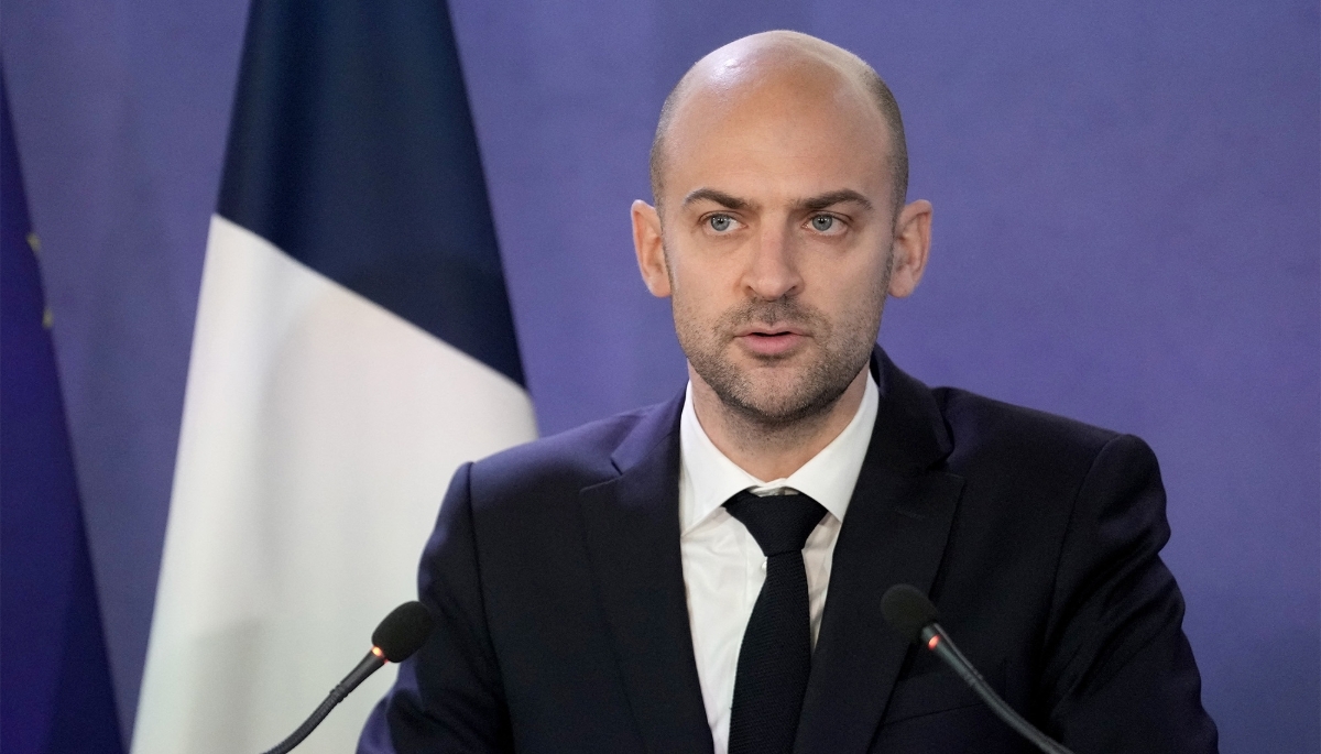 France's Foreign Affairs Minister Jean-Noël Barrot in Paris on 2 March 2026.