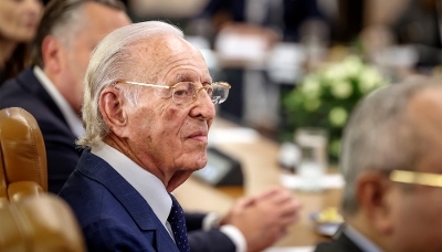 The CEO of BoA, Othmane Benjelloun, in Casablanca in March 2023. 