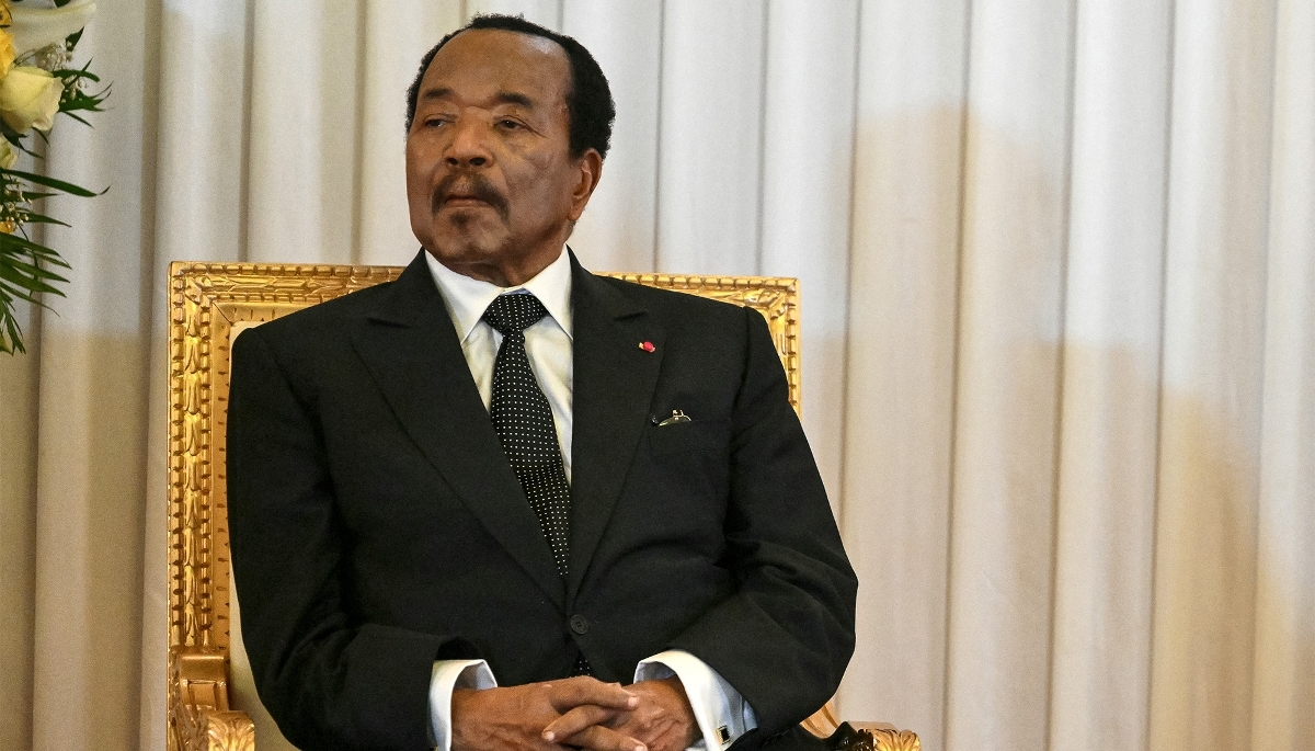 Cameroonian President Paul Biya in Yaoundé in April 2026.