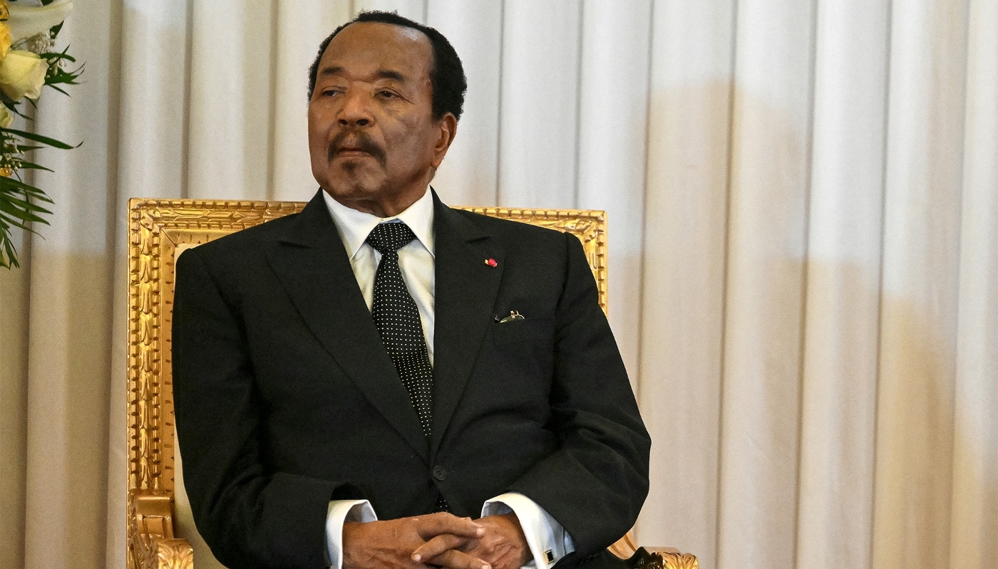 Cameroonian President Paul Biya in Yaoundé in April 2026.