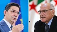 The Moroccan Foreign Minister Nasser Bourita and his Algerian Counterpart Ahmed Attaf.