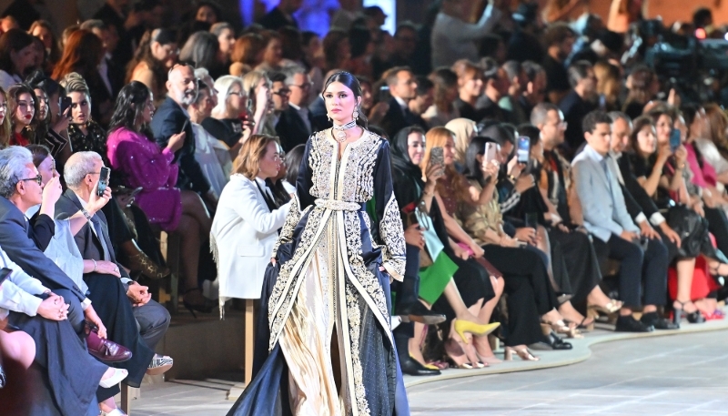 Fashion show dedicated to the caftan in Marrakesh, in May 2025. 