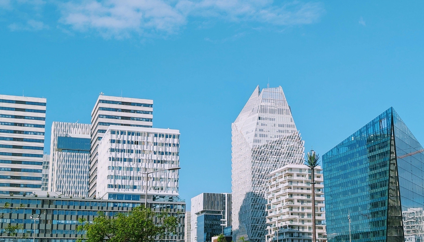 The Casablanca Finance City business district, in April 2025.