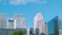 The Casablanca Finance City business district, in April 2025. 