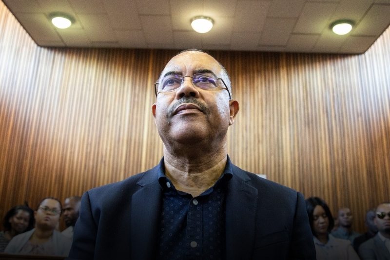 Manuel Chang, former finance minister of Mozambique in Kempton Park, South Africa, on 8 January 2019. 