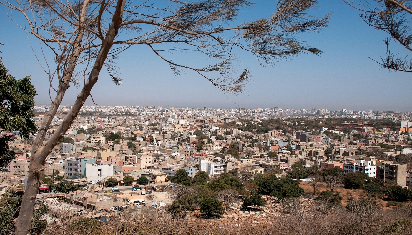 View of Dakar in March 2023.